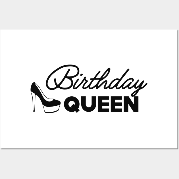 Birthday Queen Wall Art by KC Happy Shop